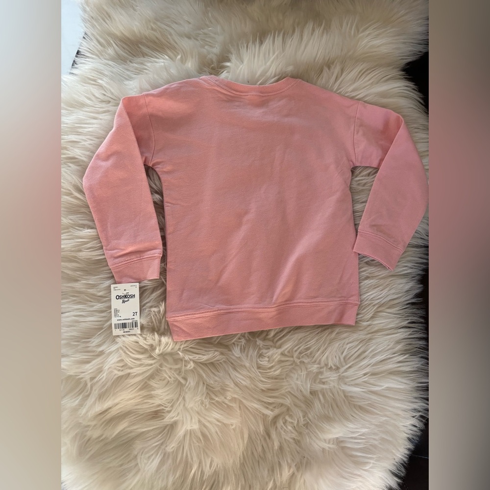 OshKosh B'gosh Pink Floral Sweatshirt - Picture 5 of 6